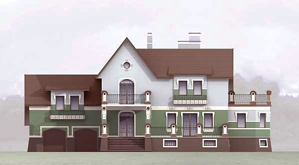 Красивые дома: проекты построек с разными видами отделки фасада